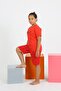 Girl's Short Sleeve Combed Cotton Pajama Set with Shorts 20431 - 4