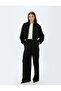 Crop Stoned Bomber Jacket Round Neck Pocket Zippered