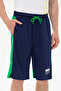 Men's Navy Blue Knitted Shorts 50263572 -Vr033 - 6