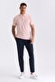 Pink Slim Fit Polo Neck T-Shirt - 2