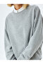Basic Sweatshirt Relaxed Fit Crew Neck Long Sleeve - 5