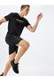 Slogan Printed Crew Neck Short Sleeve Sports T-Shirt