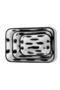 Brush Pattern Appetizer / Salad Plate Medium Size - 3