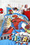 Spiderman New York Single Disney Licensed Elastic Fitted Bed Sheet Children's Duvet Cover Set