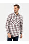 Burgundy Comfort Fit Long Sleeve Shirt 50261755-Vr014