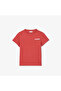 Children's Crew Neck Printed Organic Cotton Pink T-Shirt - 4