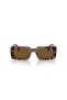 Pr A07S Rectangular Brown Women's Sunglasses - 2