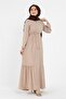 Belted Wrap Dress - Cream