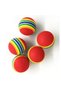 2 PCS Colorful Rainbow Patterned Cat Dog Play Ball - 2