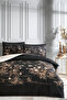 Preto Double Soft Life Satin Duvet Cover Set