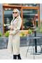 Balloon Sleeve Cuffed Trench Coat Beige - 2