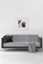 Chenille Sofa Cover - Light Gray