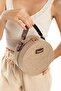 Wicker Women's Round Shoulder Bag