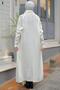 Shawl Collar Casual Knitwear Cardigan Cream HM2248 - 5