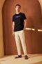 Comfort Fit Printed Feel the Future Men's Black T-Shirt Mars12 - 3