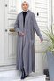Shawl Collar Casual Knitwear Cardigan Gray HM2248 - 6