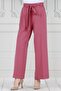 Ring Detail Wide Leg Trousers-Pink