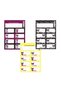 Sharp220130 - Kromi School Label with Course Program, Set of 3