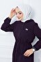 شبكة بغطاء للرأس وربطة عنق Ferace Plum HM2360 - 4