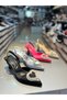 Serrace Satin Pearl Stylish Heeled Shoes - 6