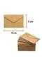 25 Pieces of Kraft Colored Small Envelopes - 7X9 - 4
