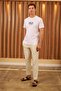 Comfort Fit Printed Men's White T-Shirt Mars14