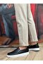 Ba0353 Laceless Quilted Black White Sole Casual Men's Shoes - 3