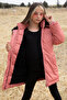 Pink Fur Lined Removable Hooded Girl's Coat 19055 - 6