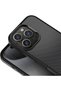 Zore Venus Cover for Apple iPhone 16 Pro Max Case Carbon Fiber Look Glossy with Camera Frame-Black - 4