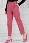 Belted Detailed Skinny Leg Trousers-Dry Rose