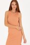 Women's Tile Crew Neck Midi Length Knitted Dress 50263597-Vr031 - 4