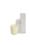 Set of 6 Cream-Colored Clear Glass Candle Holders 403 – Suitable for Candle Making - 3