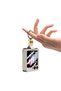 Galaxy Z Flip 6 Case Zore Z Letter with Ring Kipta Cover-Titanium-Grey - 2