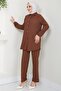 Burümcük Shirt Suit Brown HM2394 - 3