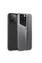 Apple iPhone 15 Pro Case Ultra Slim Camera Protection Hard Rubber Zore Procase Cover-Titanium-Grey