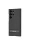 Galaxy S24 Ultra Case Camera Protected Carbon Design Zore Droga Stand Card Holder Cover Case-Siy - 4