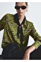    Patterned Satin Shirt - 6
