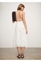 Asymmetrical Embroidered Dress - 4