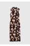 Patterned midi dress - 3