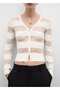 Semi-Transparent Textured Cardigan