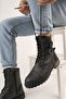 M452 Guaranteed Rubber Durable Flexible Winter Waterproof and Cold-Proof Unisex Boots with Laces and Zipper