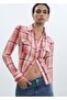 Checkered Cotton T-Shirt