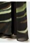 Drape Detailed Patterned Dress - 7