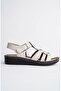 Muggokadın Garantili Günlük Ortopedik Kaymaz Taban Comfort Rahat Sandalet - 5