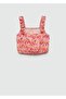 Desenli cropped bluz - 4