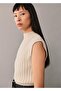 Tricotine Vest with Perkins Collar - 7