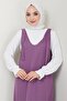 Nehir Knitted Gilet Dress Purple Hm2389 - 3