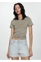 Seamless Cuffed Denim Shorts