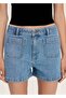 Denim Shorts with Pockets - 6