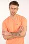 Ar-Ma Men's V-Neck T-Shirt Unprinted Basic Slim Fit Full Single Jersey Y22364451501 Pink-P2 - 3